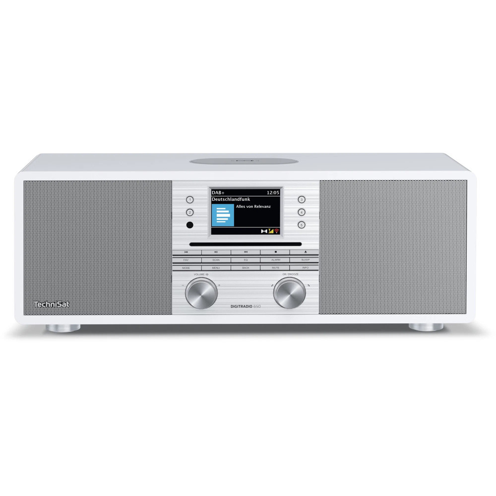 Stacionárny rádioprijímač TechniSat Digitradio 650 White-Silver