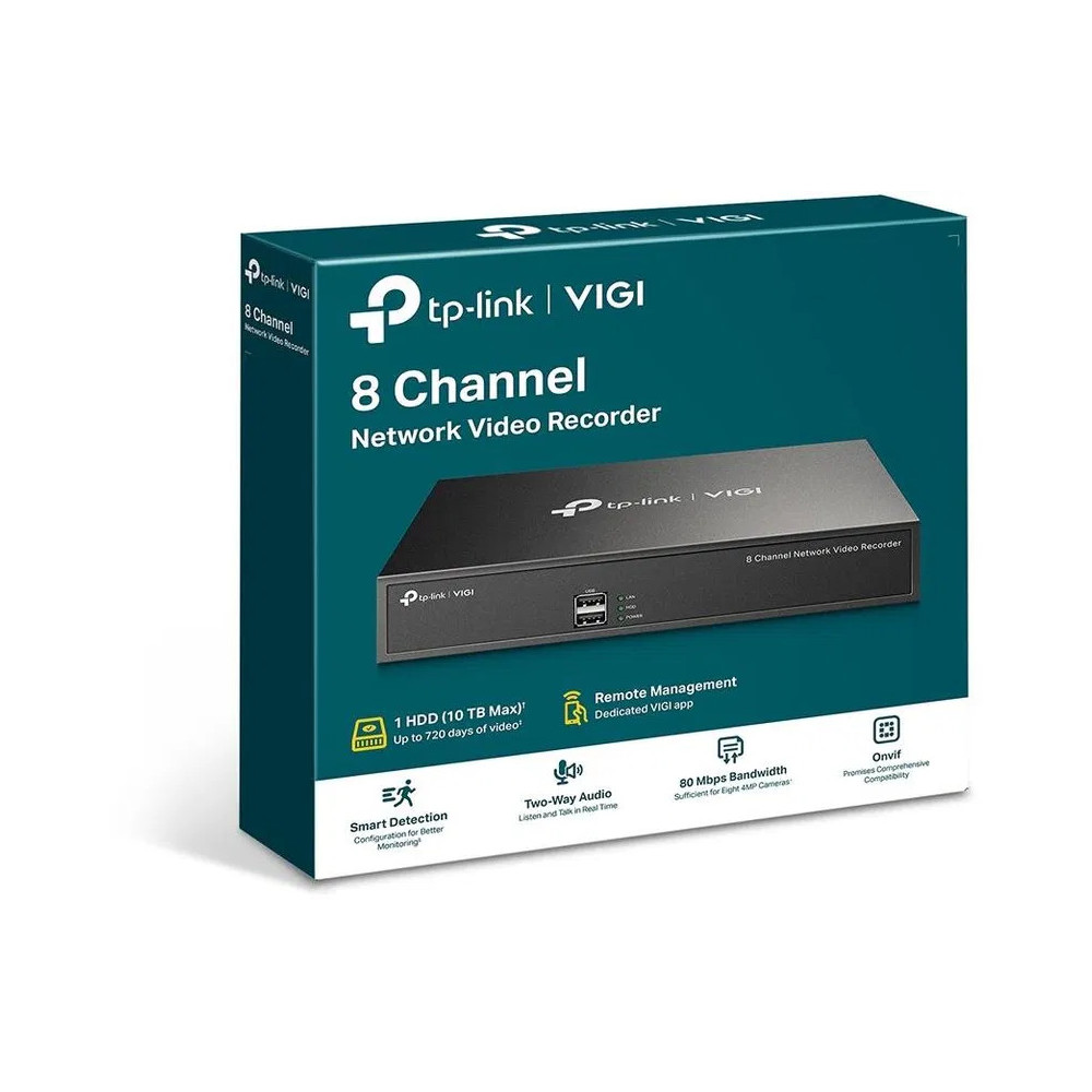 Мережевий відеореєстратор (NVR) TP-Link VIGI NVR1008H-8MP