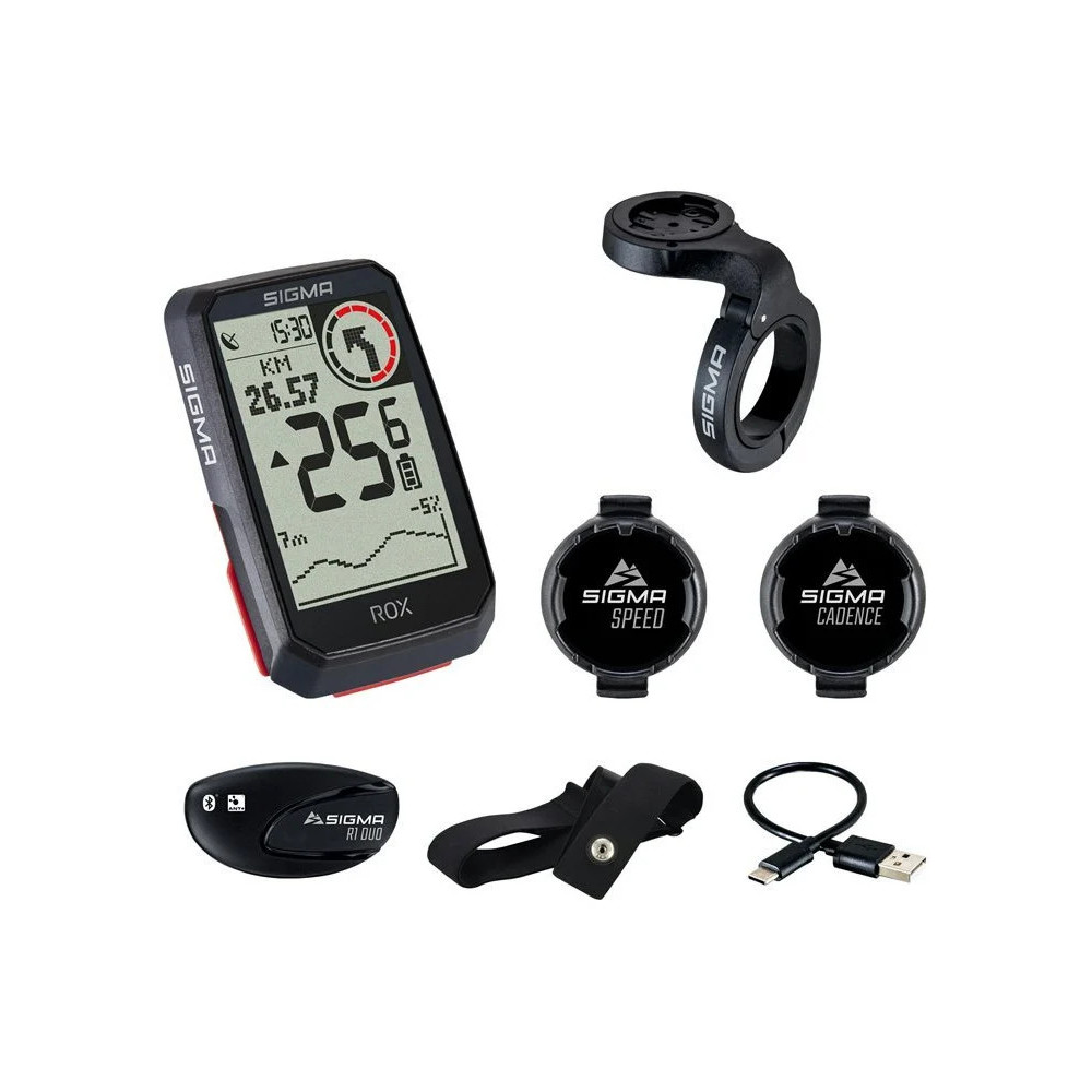 Велокомп'ютер бездротовий Sigma Sport ROX 4.0 Sensor Set Black