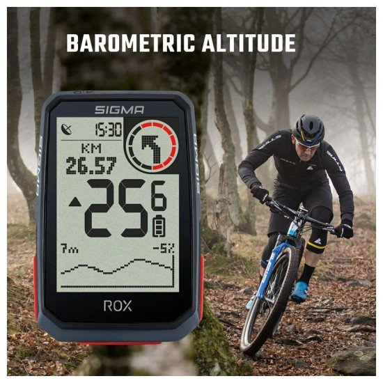 Bezdrôtový cyklopočítač Sigma Sport ROX 4.0 Sensor Set Black