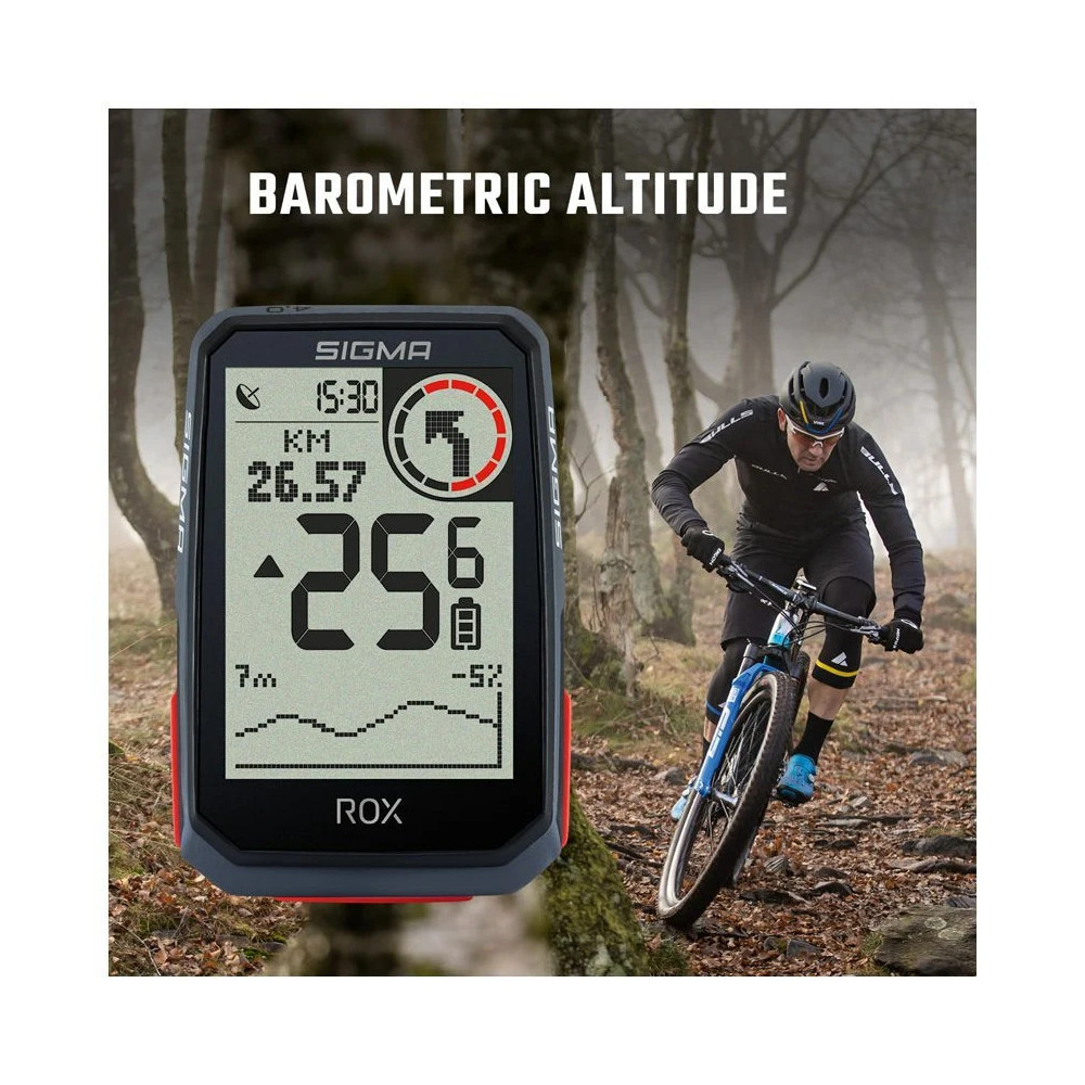 Bezdrôtový cyklopočítač Sigma Sport ROX 4.0 Sensor Set Black