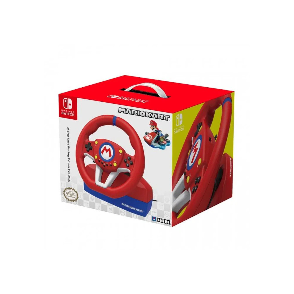 Комплект (кермо, педалі) Hori Mario Kart Racing Wheel Pro Mini for Nintendo Switch