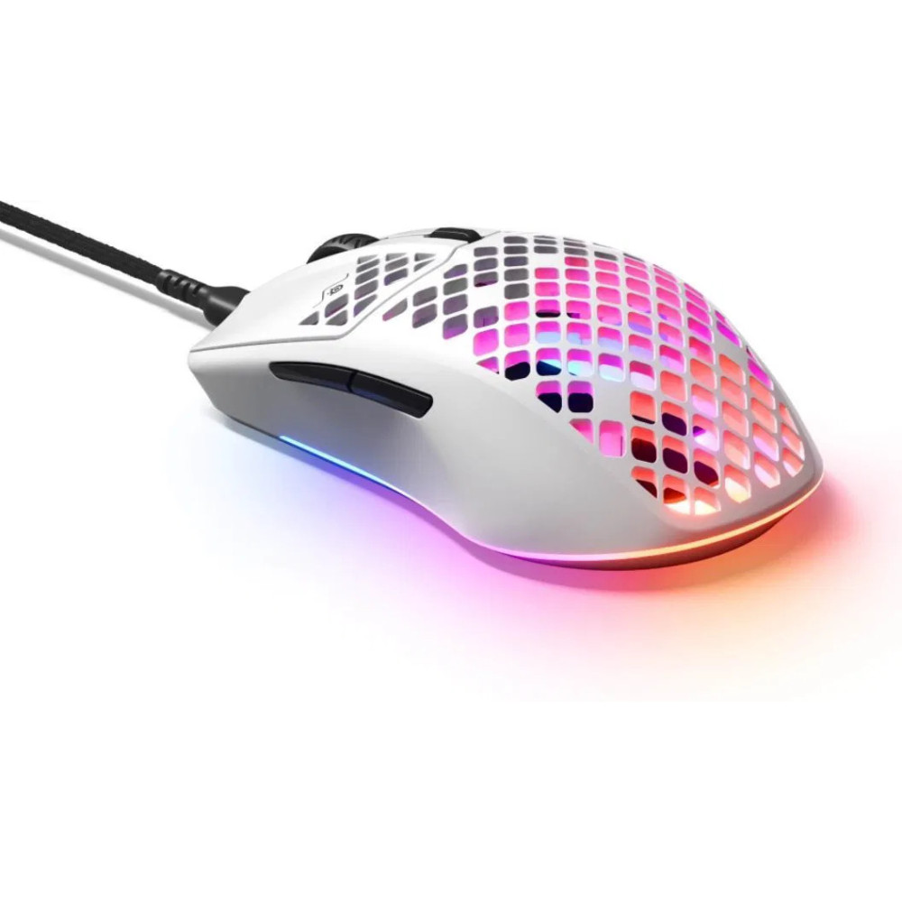 Myš SteelSeries Aerox 3 Snow White