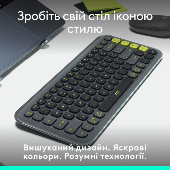 Klávesnica Logitech POP Icon Keys Graphite