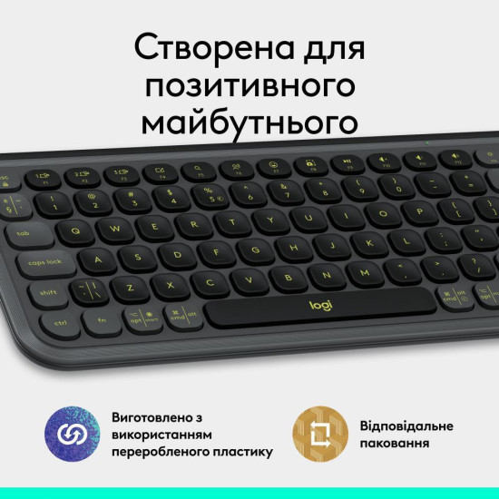 Klávesnica Logitech POP Icon Keys Graphite
