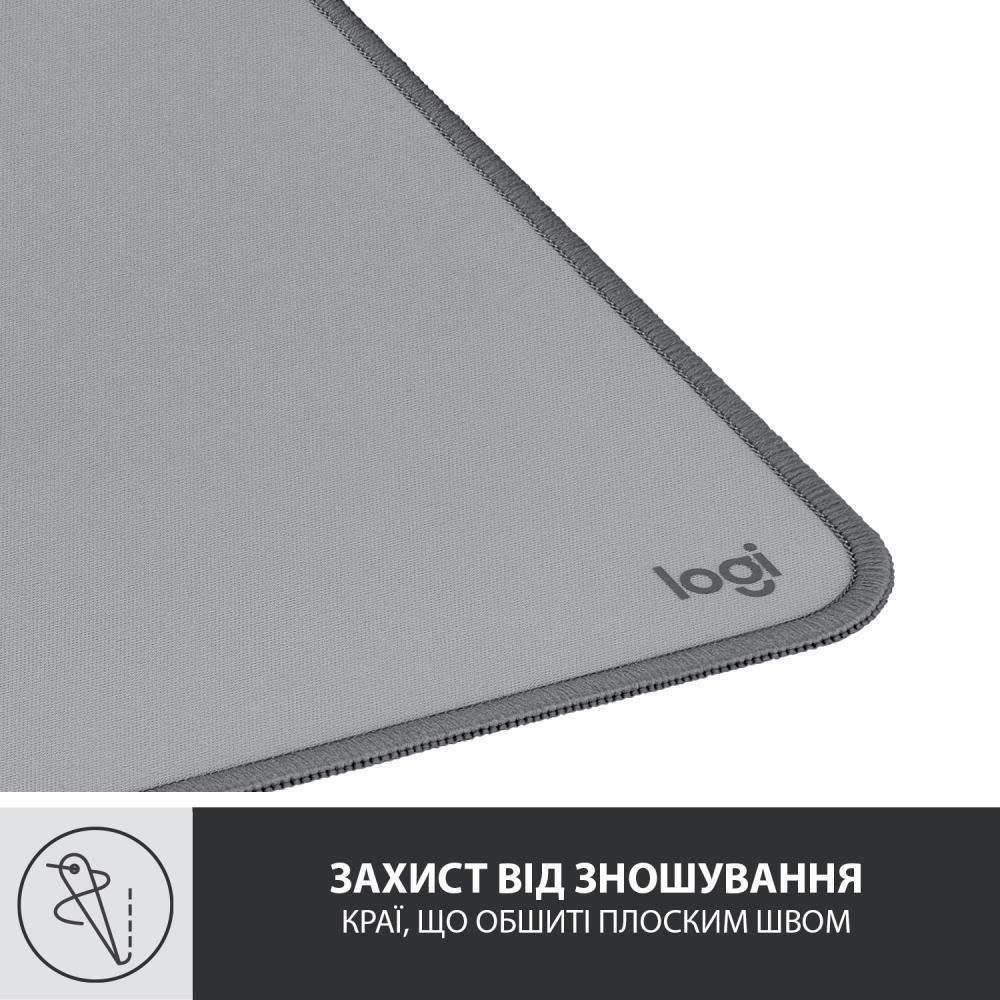 Килимок для миші Logitech Desk Mat Studio Series Mid Grey