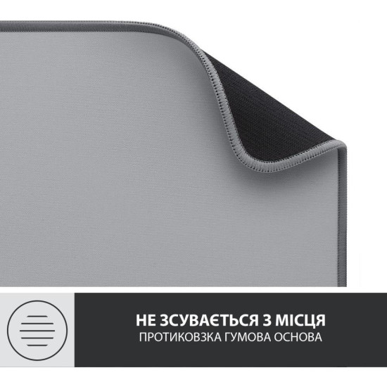 Podložka pod myš Logitech Desk Mat Studio Series Mid Grey