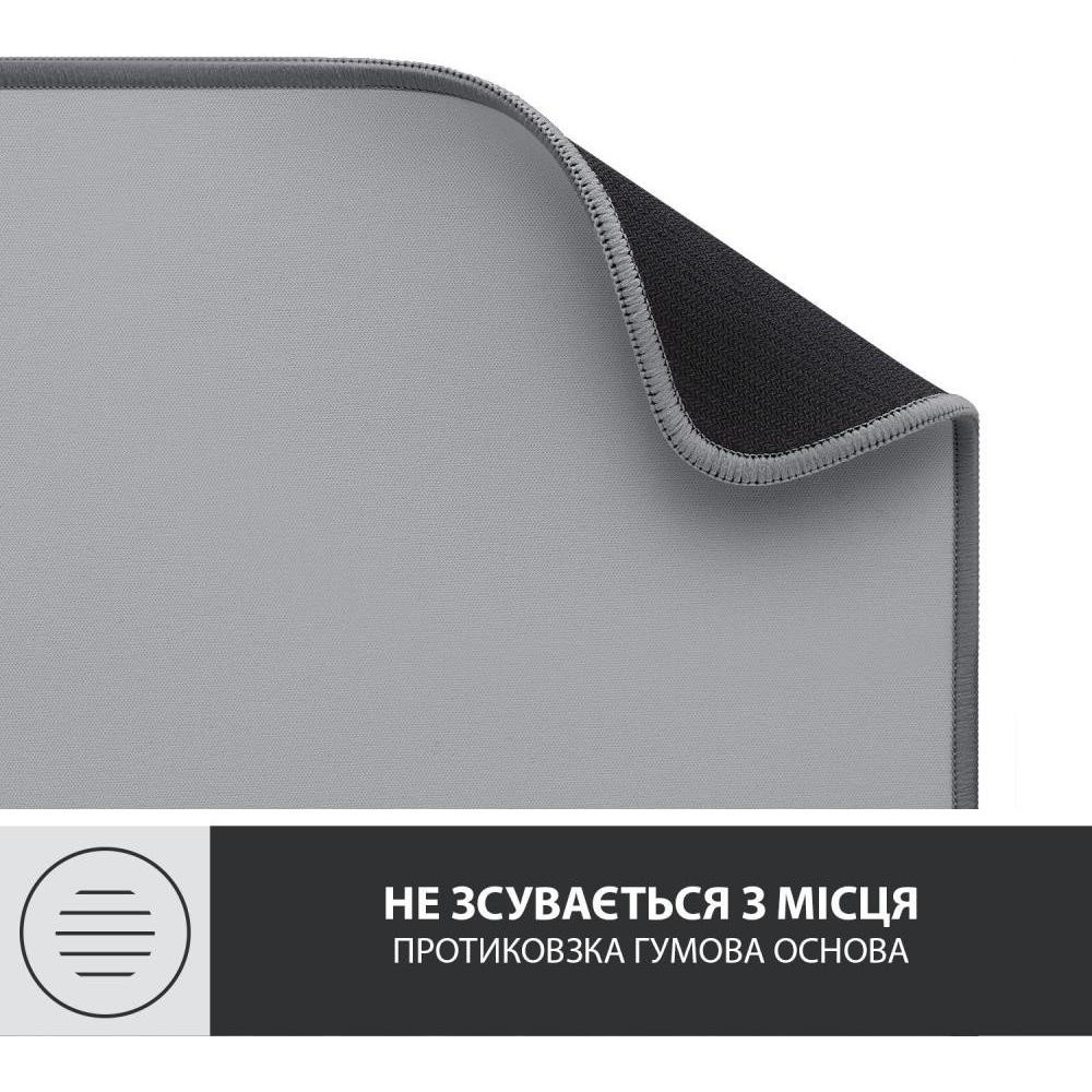 Килимок для миші Logitech Desk Mat Studio Series Mid Grey