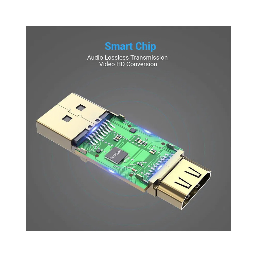 Адаптер Vention DisplayPort to HDMI