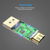 Adaptér Vention DisplayPort to HDMI