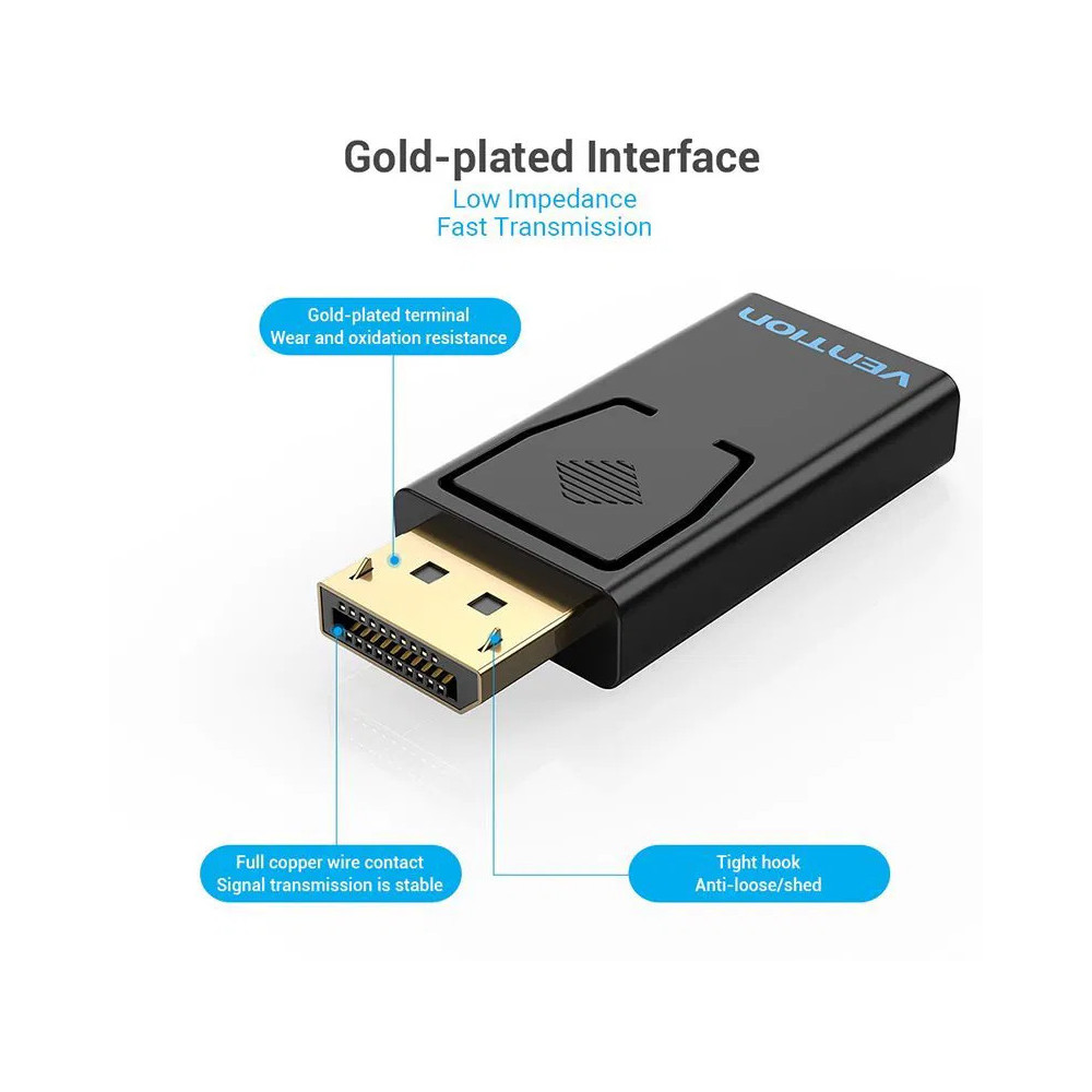 Адаптер Vention DisplayPort to HDMI