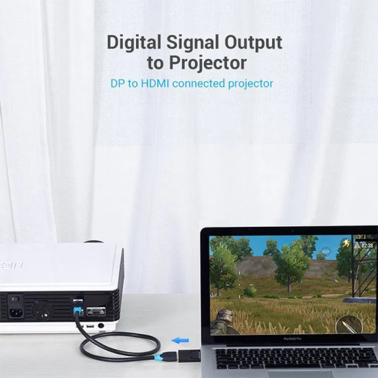 Adaptér Vention DisplayPort to HDMI