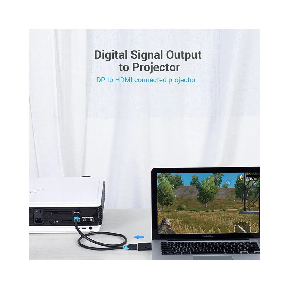 Адаптер Vention DisplayPort to HDMI