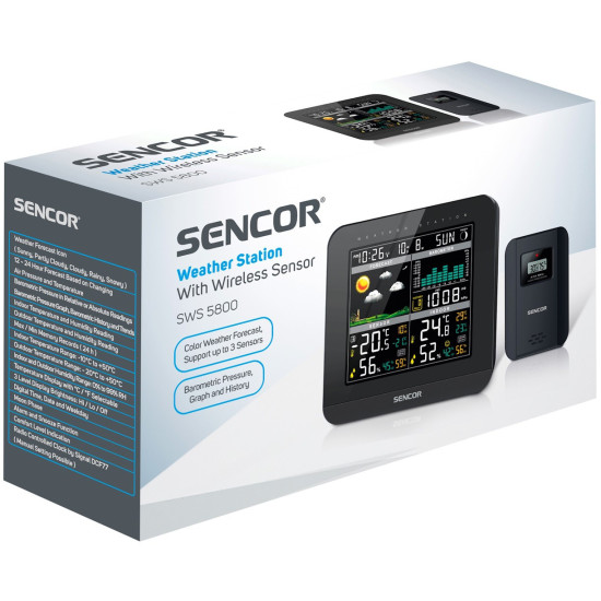 Метеостанція Sencor SWS 5800