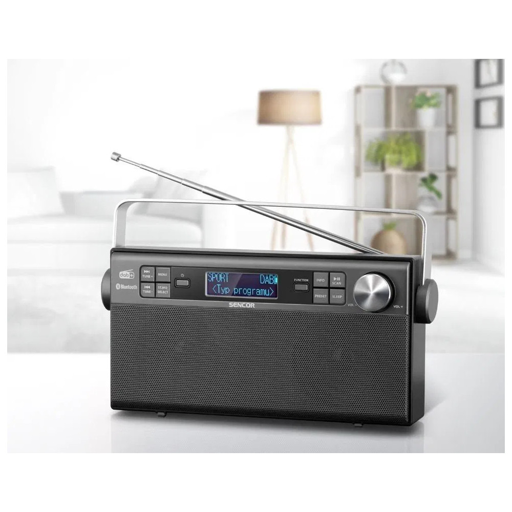 Rádioprijímač / hodiny Sencor SRD 7800