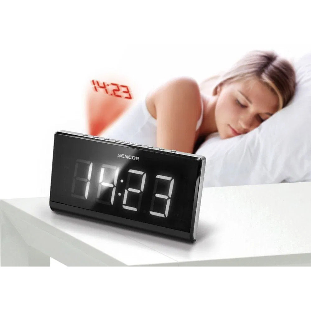 Rádioprijímač / hodiny Sencor SRC 340