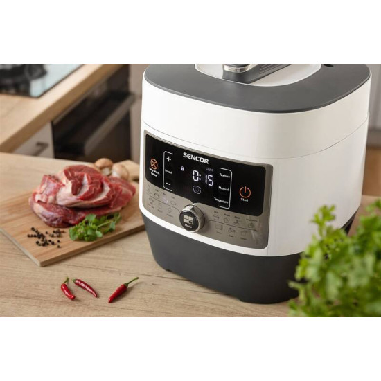 Multifunkčný hrniec - tlakový hrniec Sencor SPR 3600WH