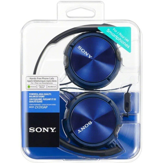 Навушники з мікрофоном Sony MDR-ZX310APL