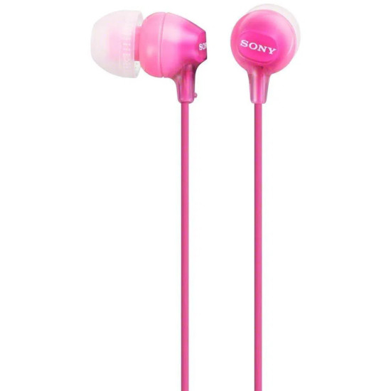 Slúchadlá bez mikrofónu Sony MDR-EX15LP Pink