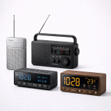Радіоприймачі та настільні годинники